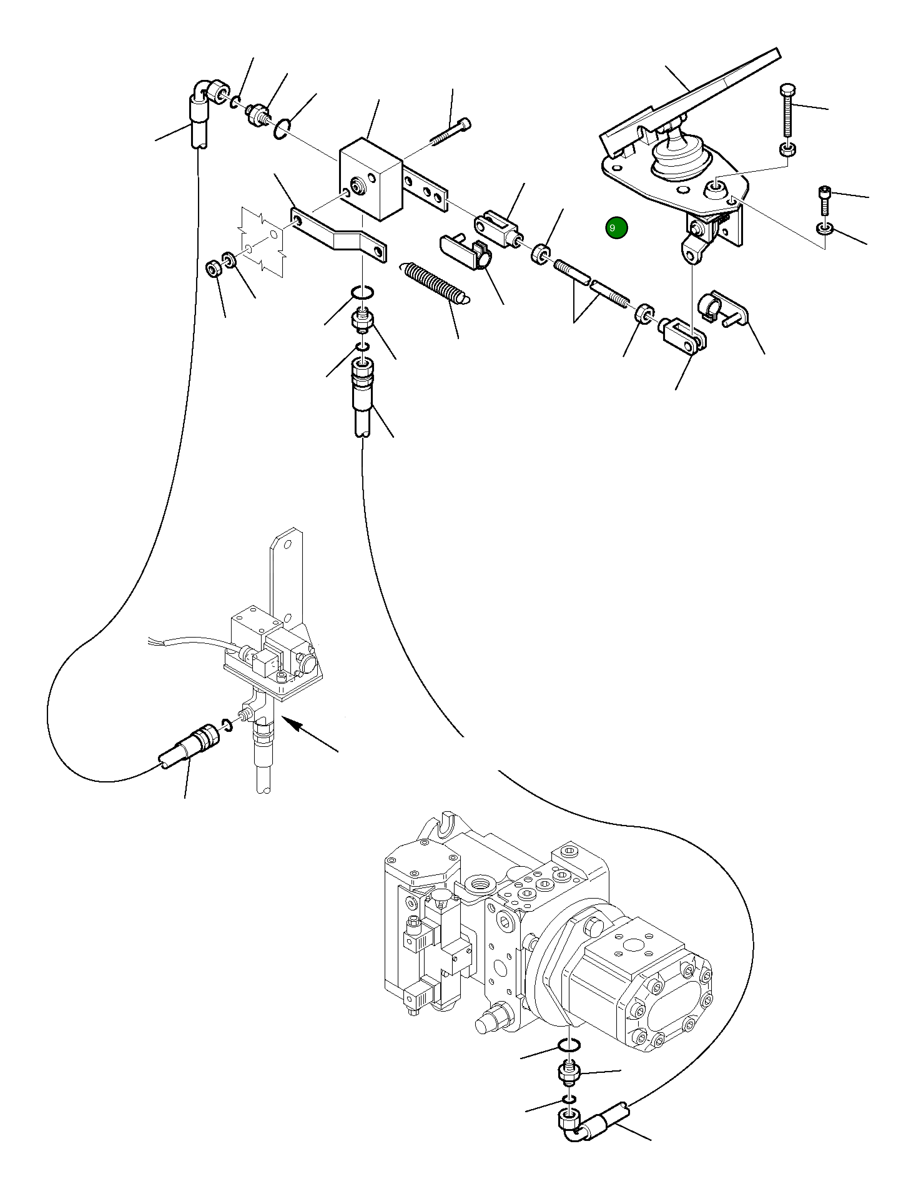 Вилка 802720037 Komatsu