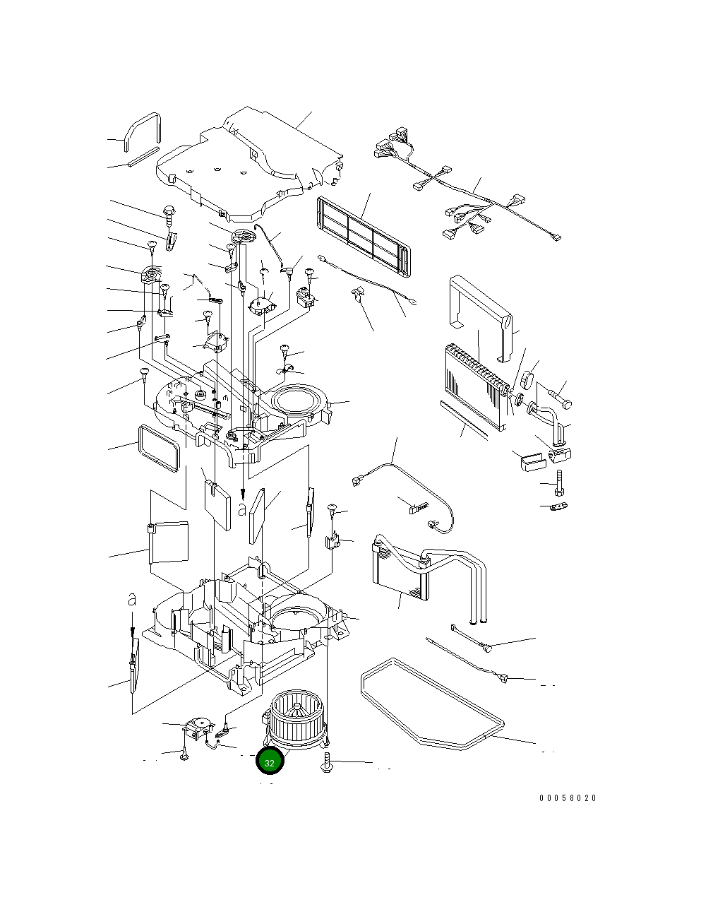 Вал ND116662-8420 Komatsu