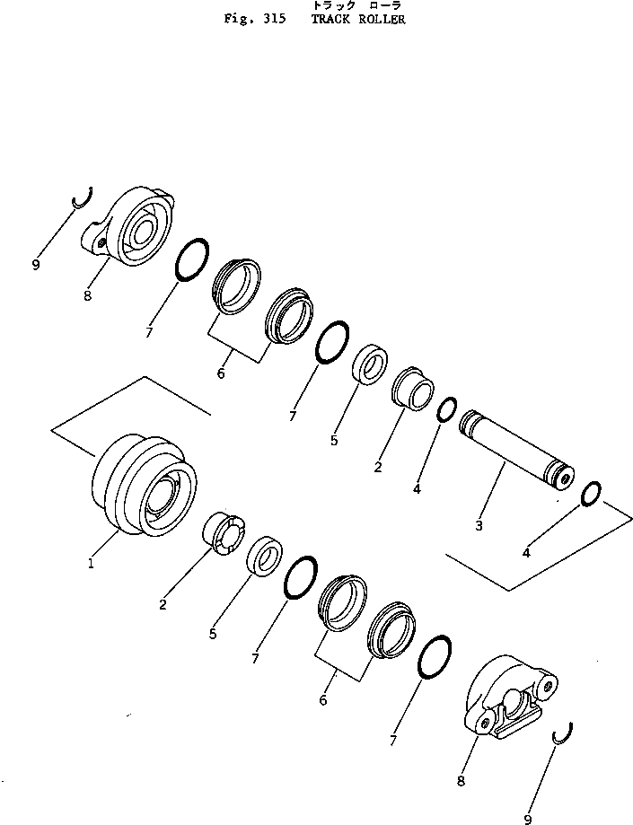 Вал 20M-30-11520 Komatsu