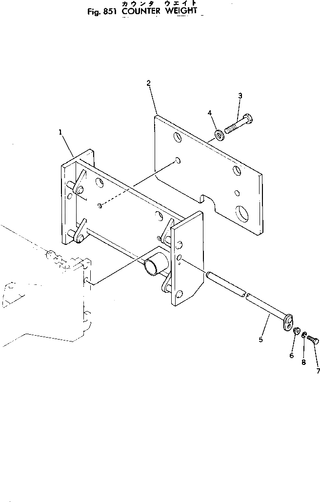 Вал 362-69-11140 Komatsu