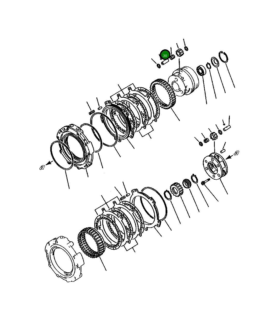 Вал 423-15-12530 Komatsu