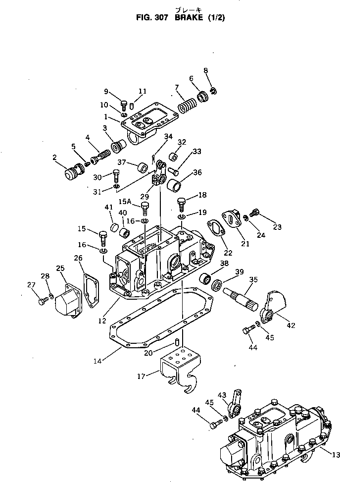 Вал 145-33-51140 Komatsu