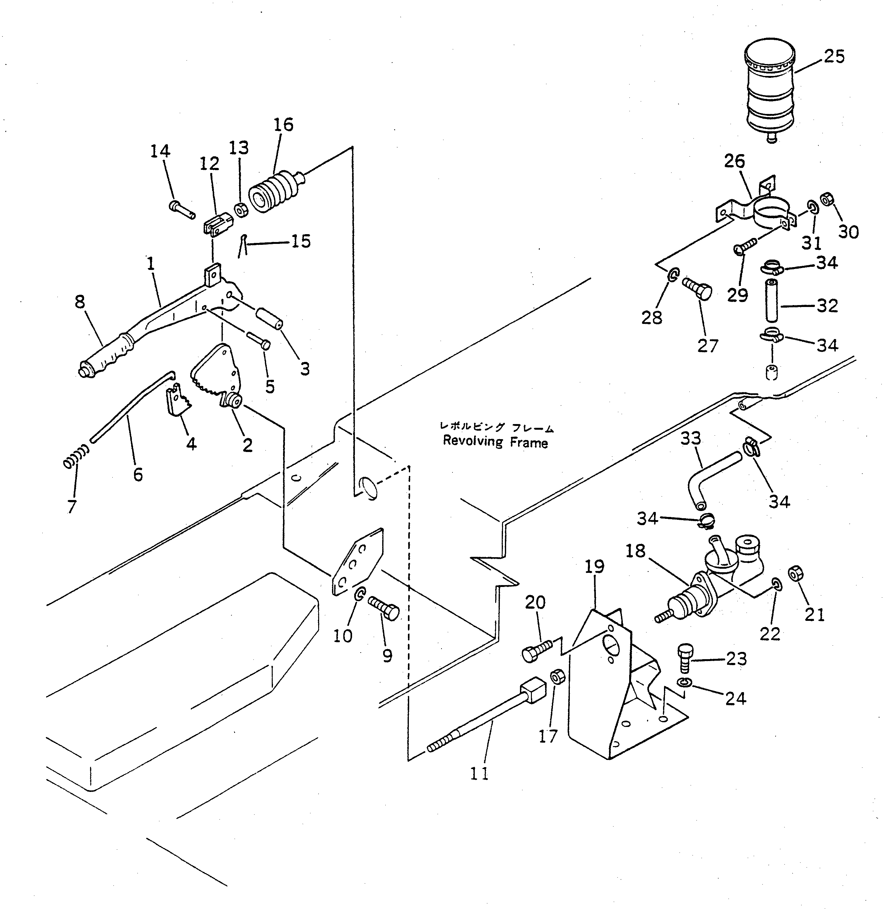 Вилка 23S-43-16551 Komatsu