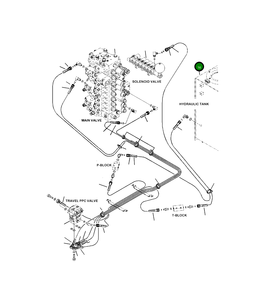 Бак 208-60-41112 Komatsu