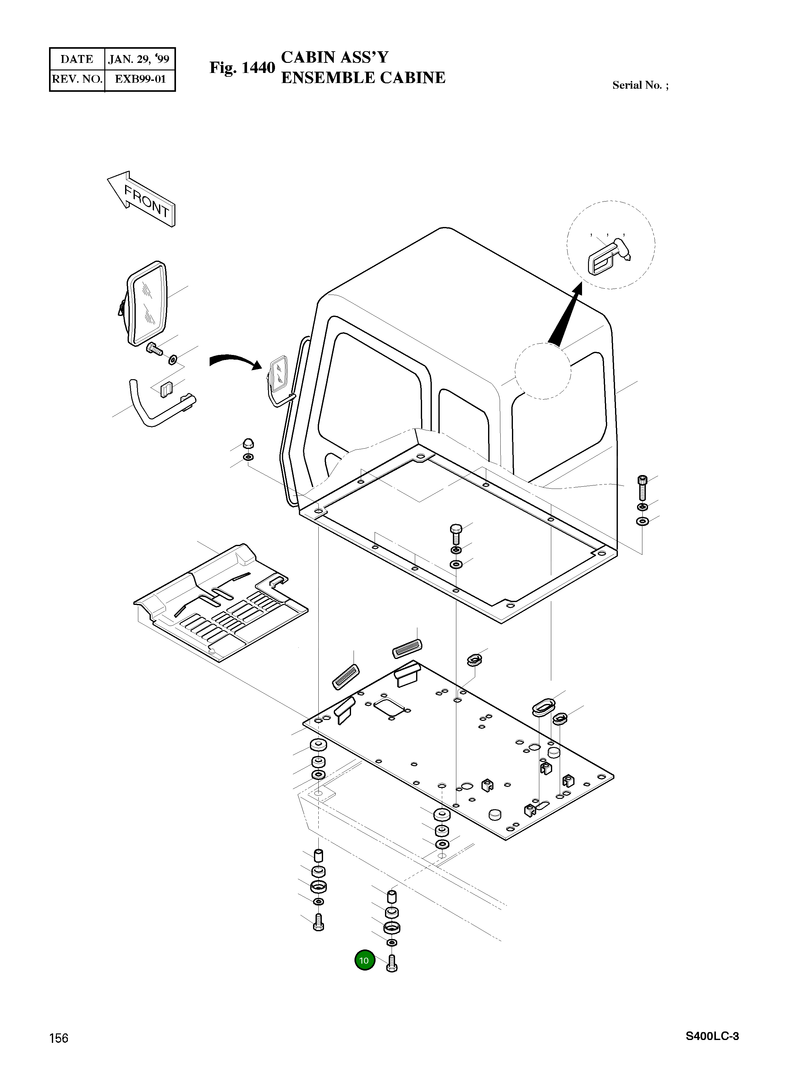 Болт M16X2.0X85 S0522351 Komatsu