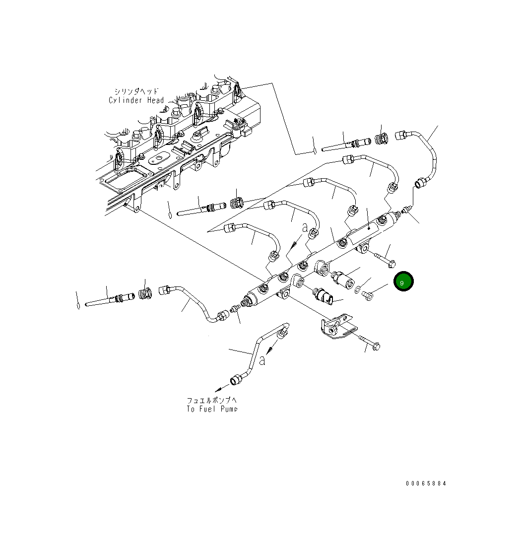 Адаптер 6745-71-4360 Komatsu