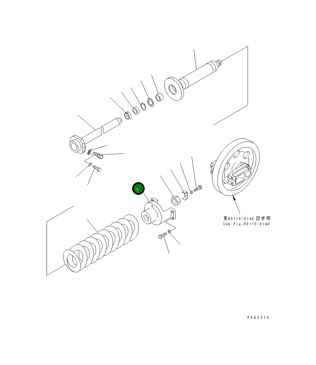 Вилка 14S-30-12110 Komatsu
