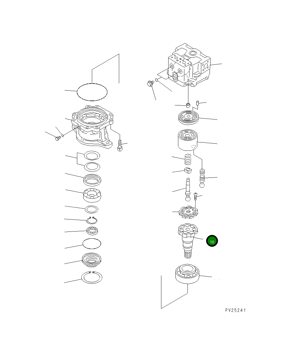 Вал 706-77-43860 Komatsu