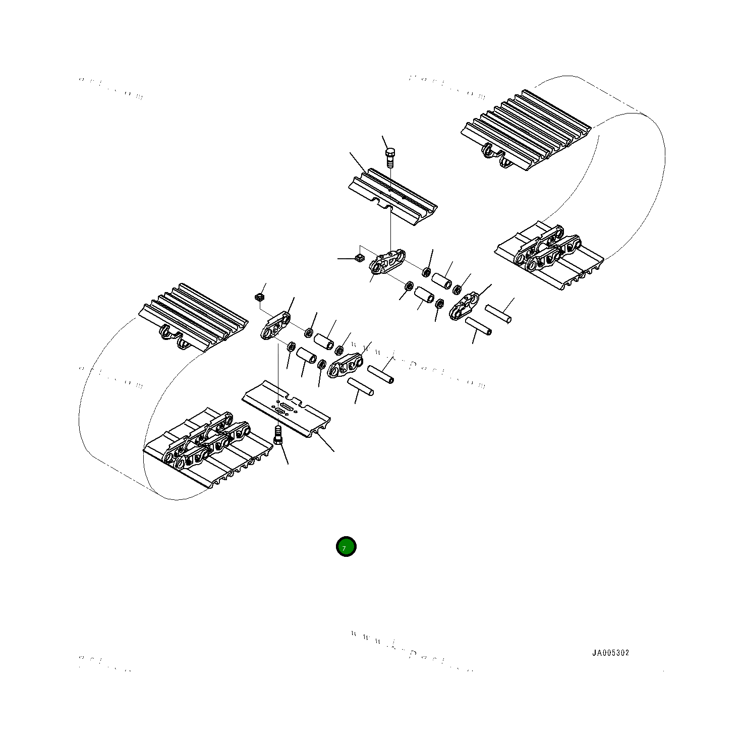 Башмак 2063261110 Komatsu