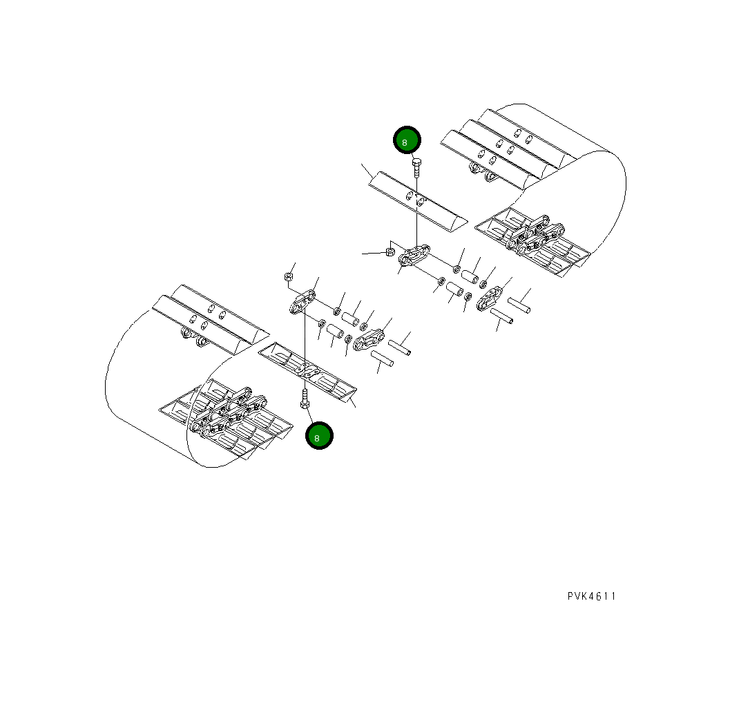 Болт 203-32-51230 Komatsu