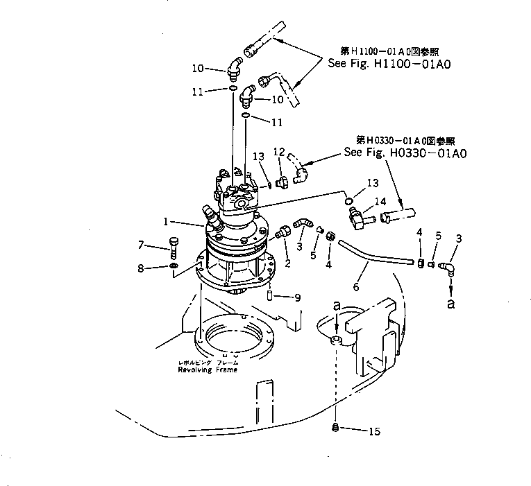 Адаптер 21U-62-22370 Komatsu