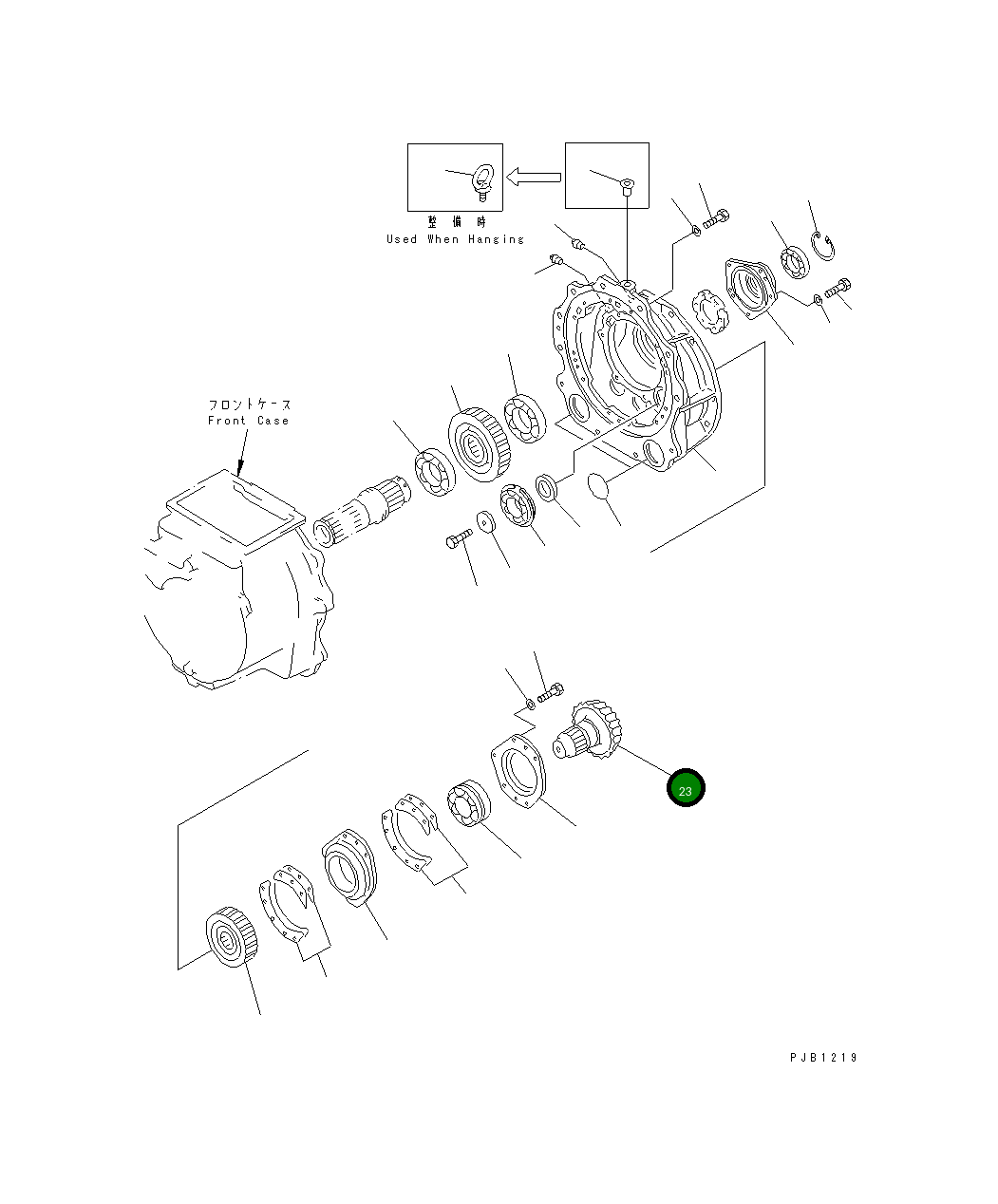Вал 154-15-43251 Komatsu