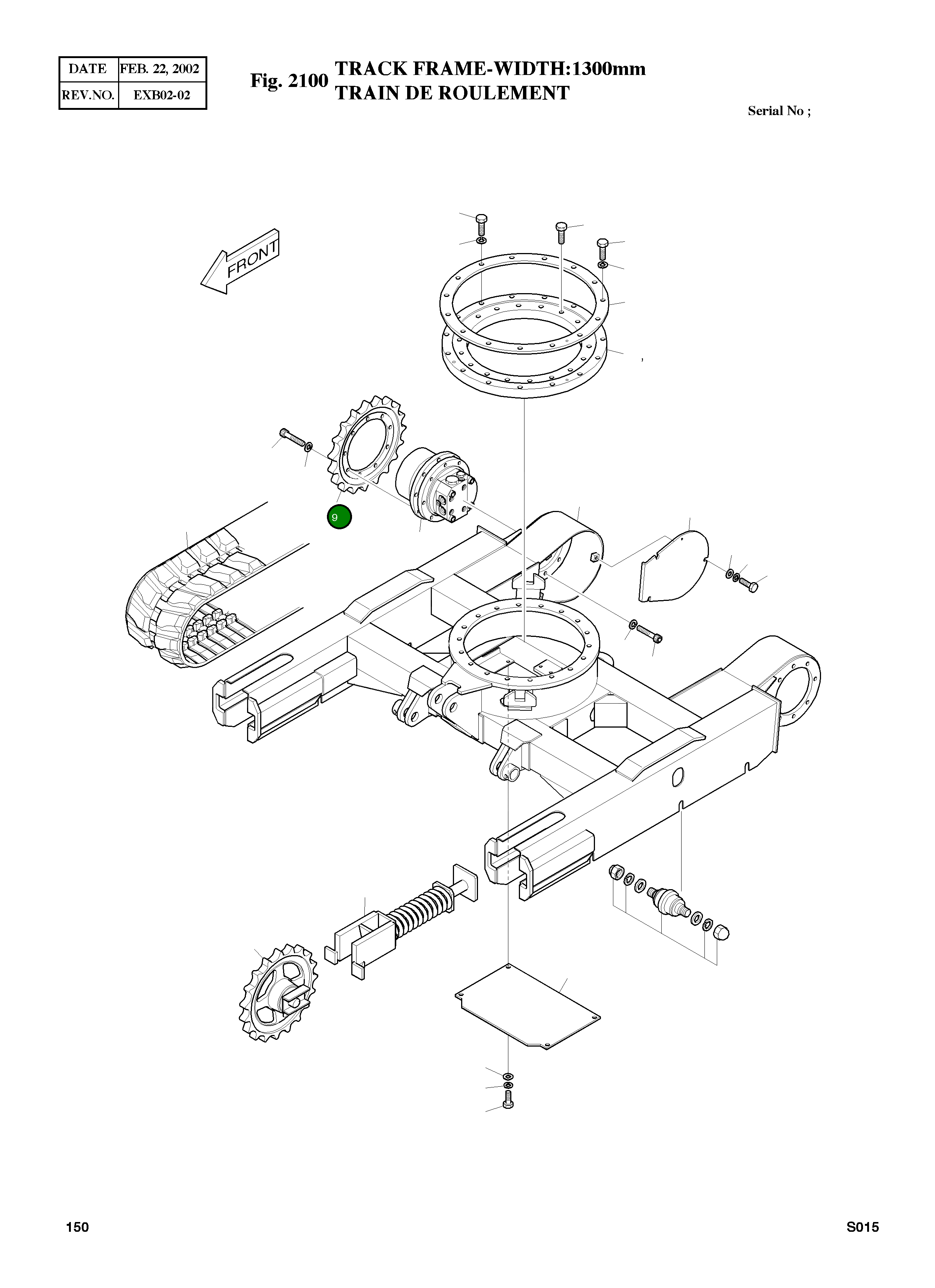 Ведущая звезда 108-00005 Komatsu