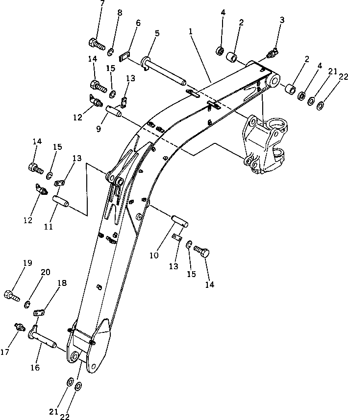 Вал 201-70-28130 Komatsu