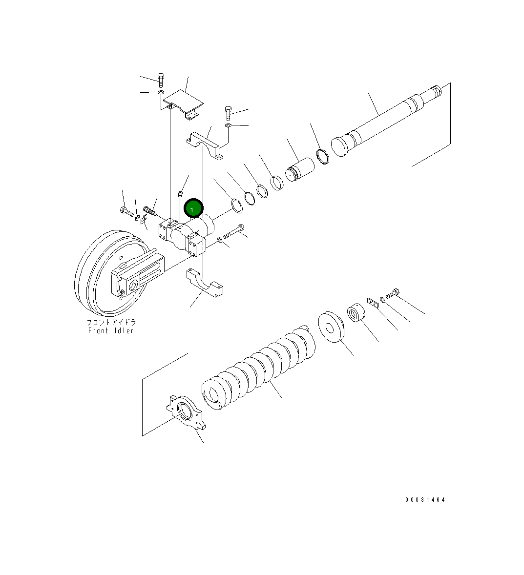 Вилка 21N-30-37620 Komatsu