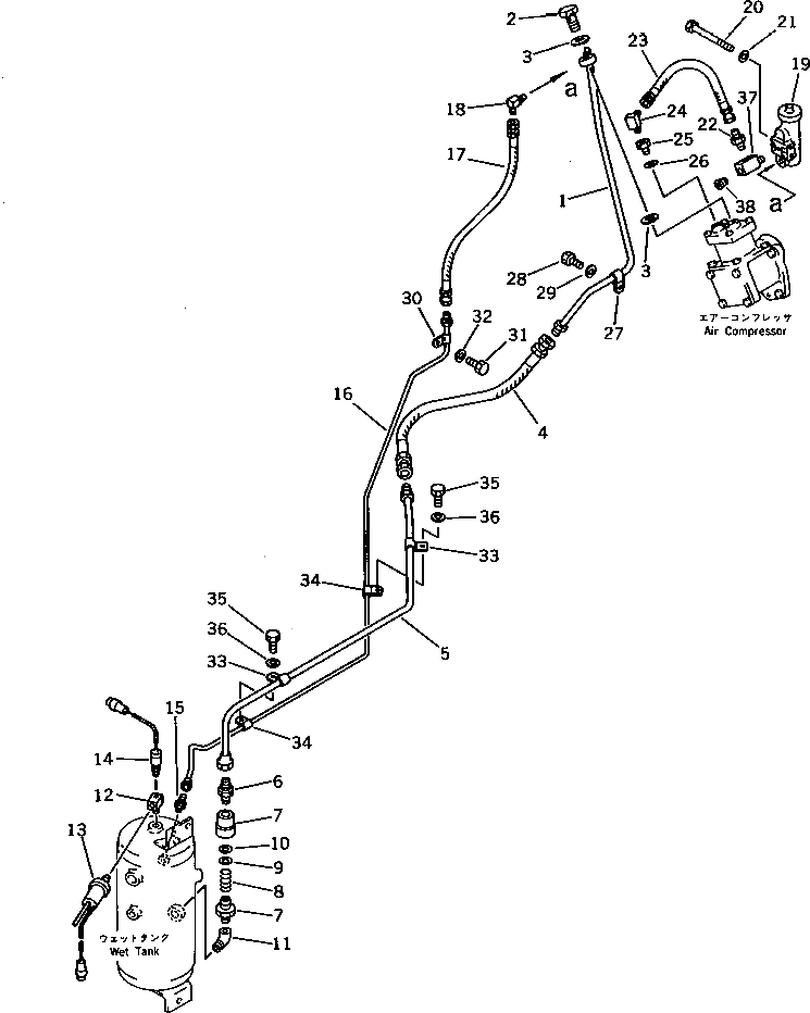 Адаптер 421-35-11670 Komatsu