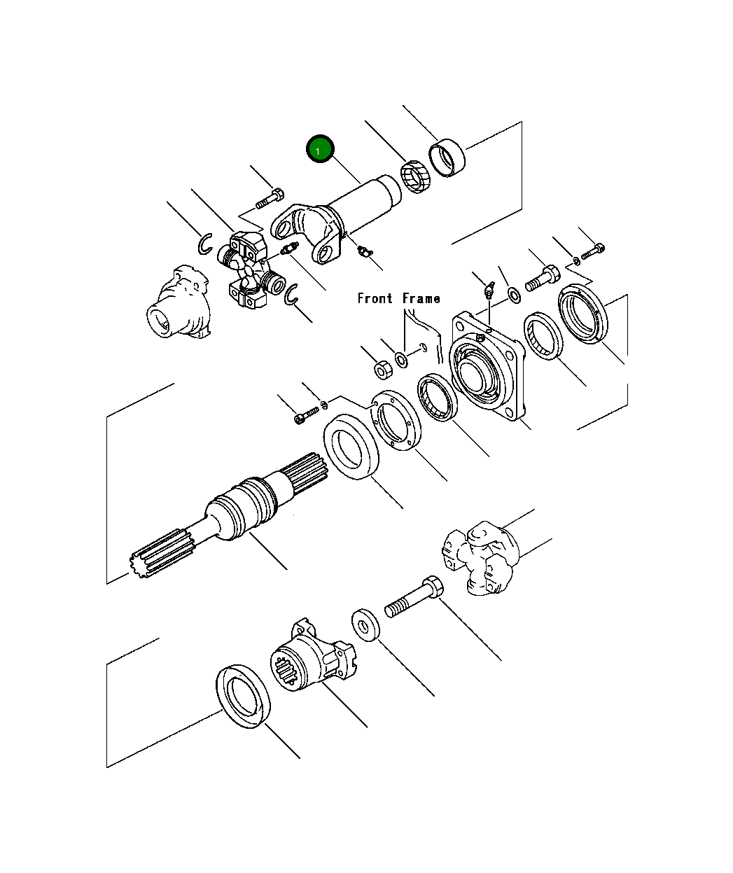 Вилка 417-20-13771 Komatsu