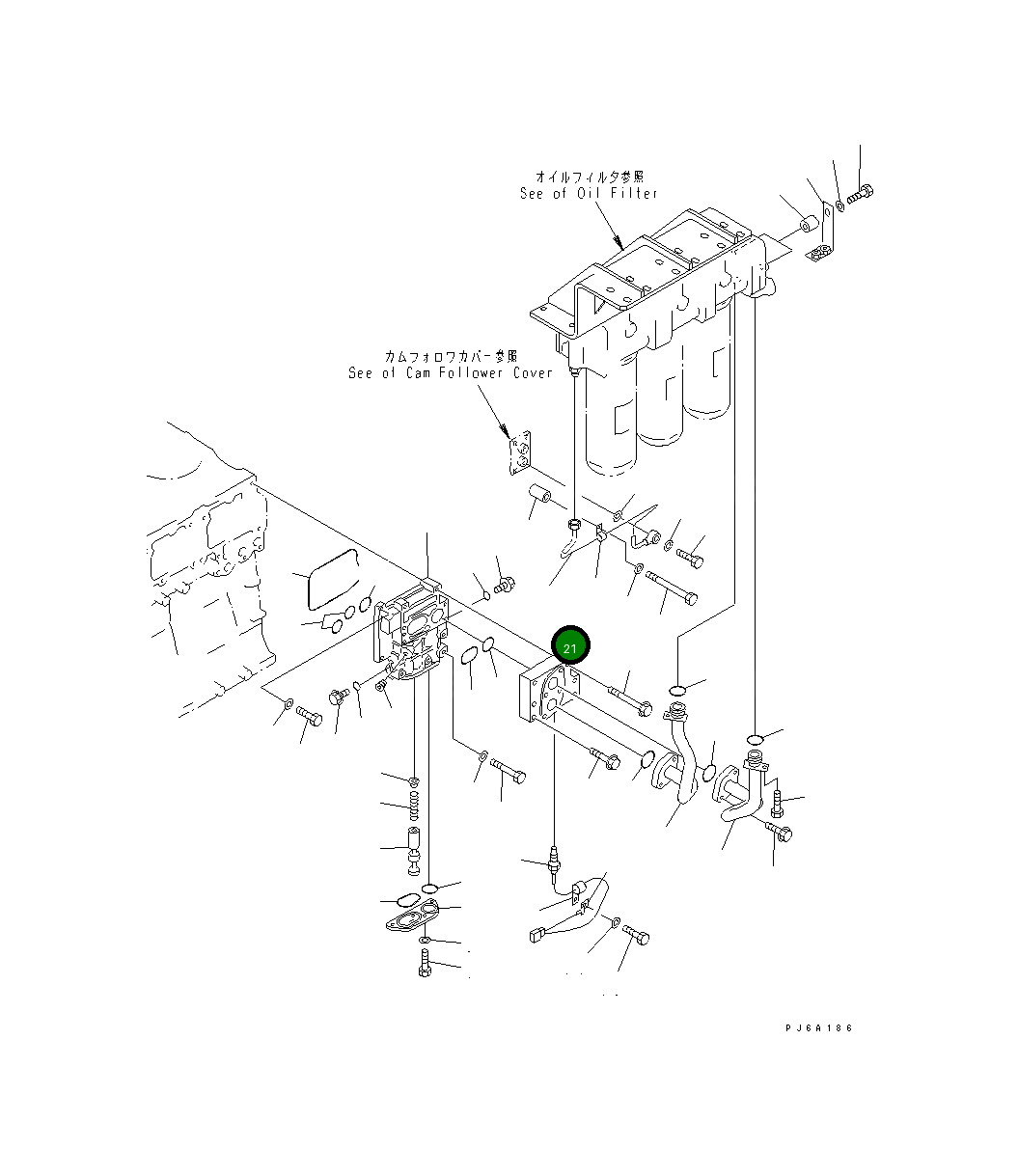 Адаптер 6212-52-6110 Komatsu