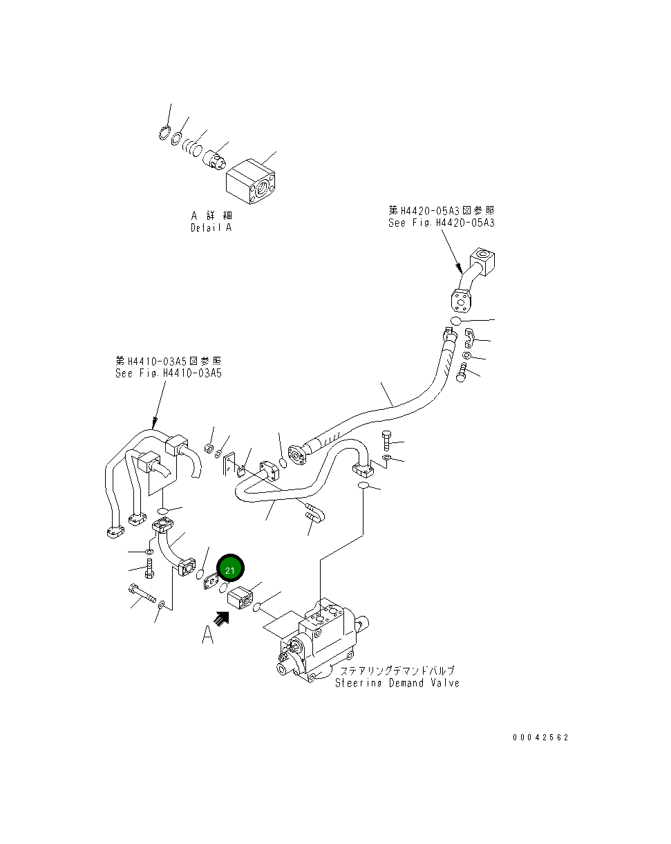 Адаптер 425-62-11491 Komatsu