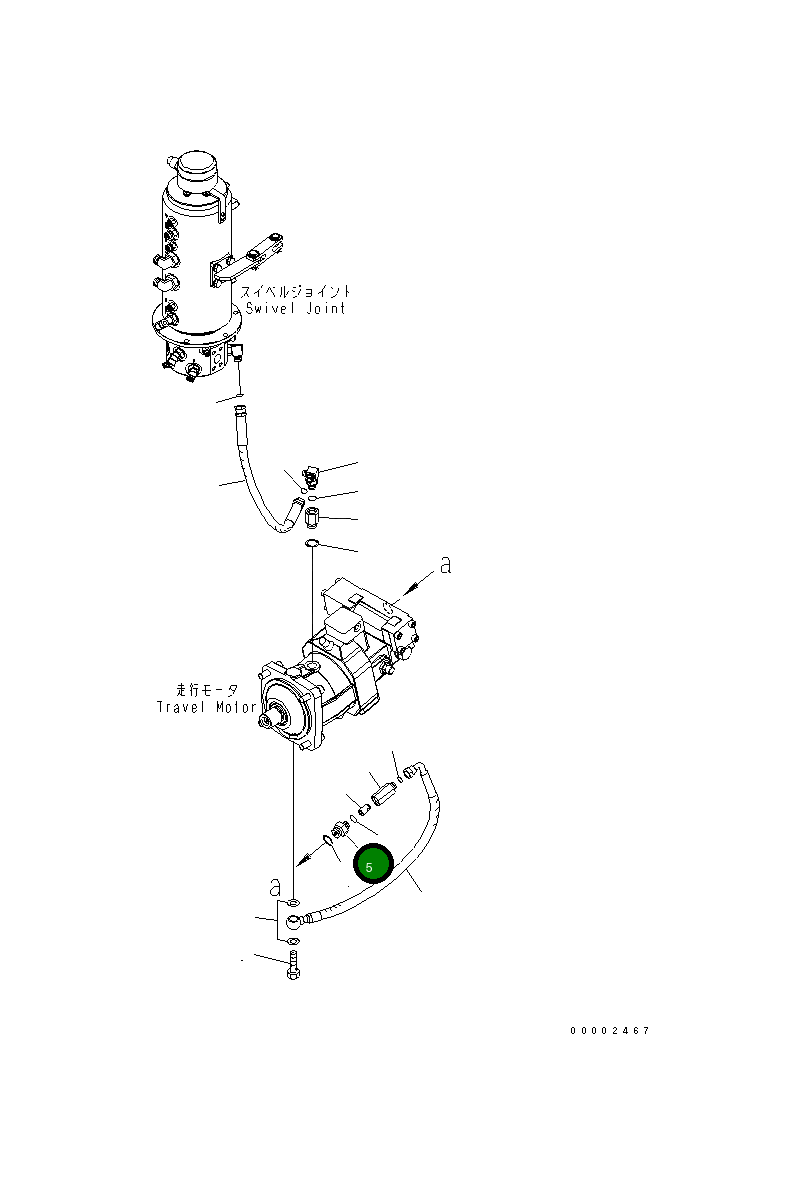 Адаптер 20K-62-34560 Komatsu