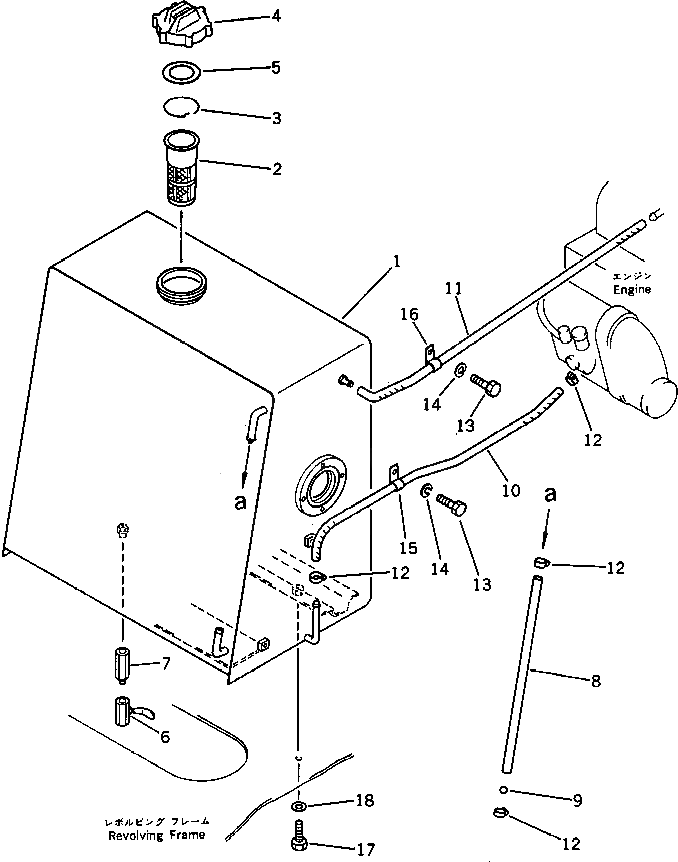 Адаптер 201-04-38110 Komatsu