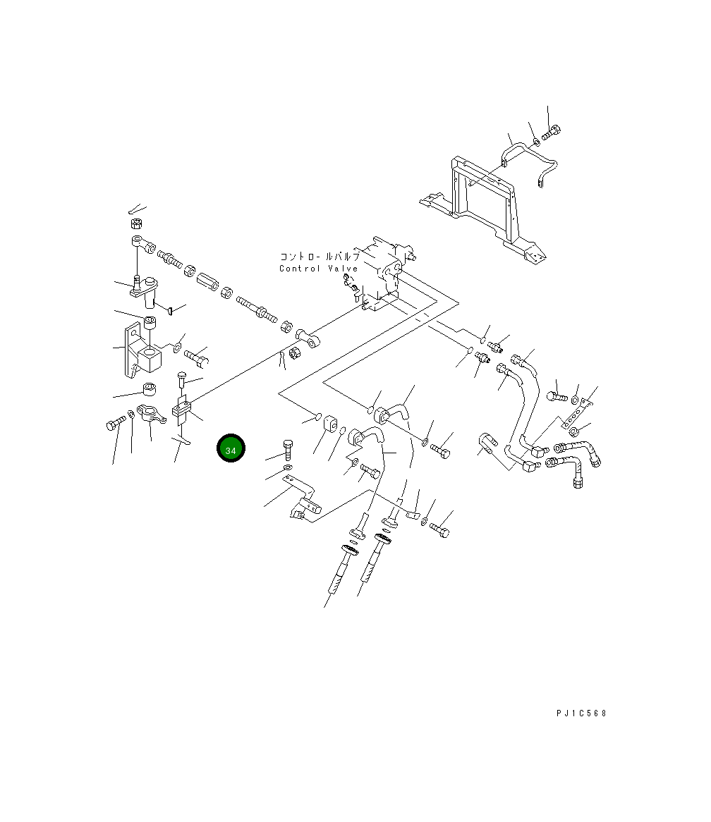 Вилка 04213-20625 Komatsu