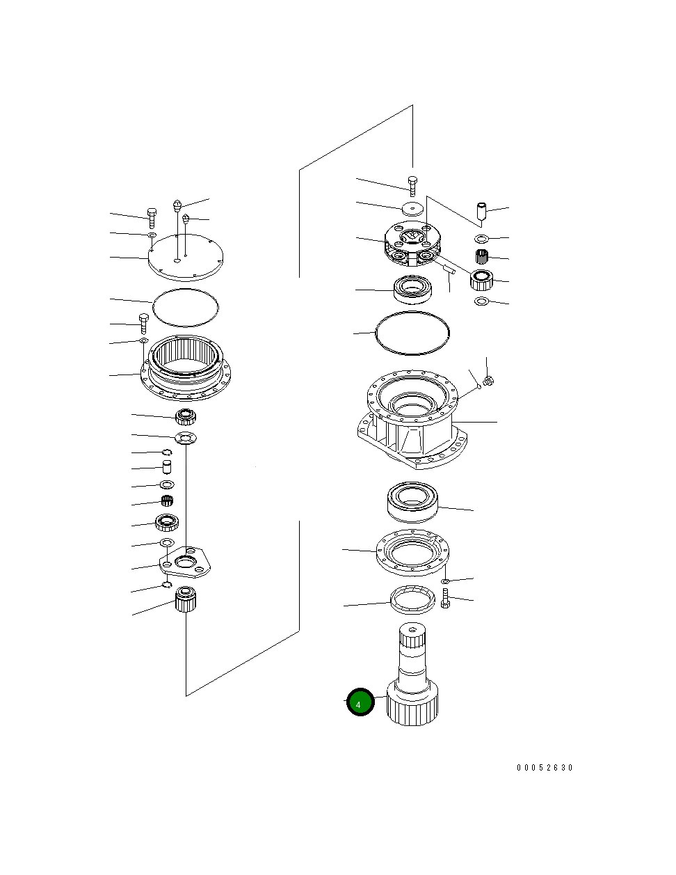 Вал 206-62-69112 Komatsu