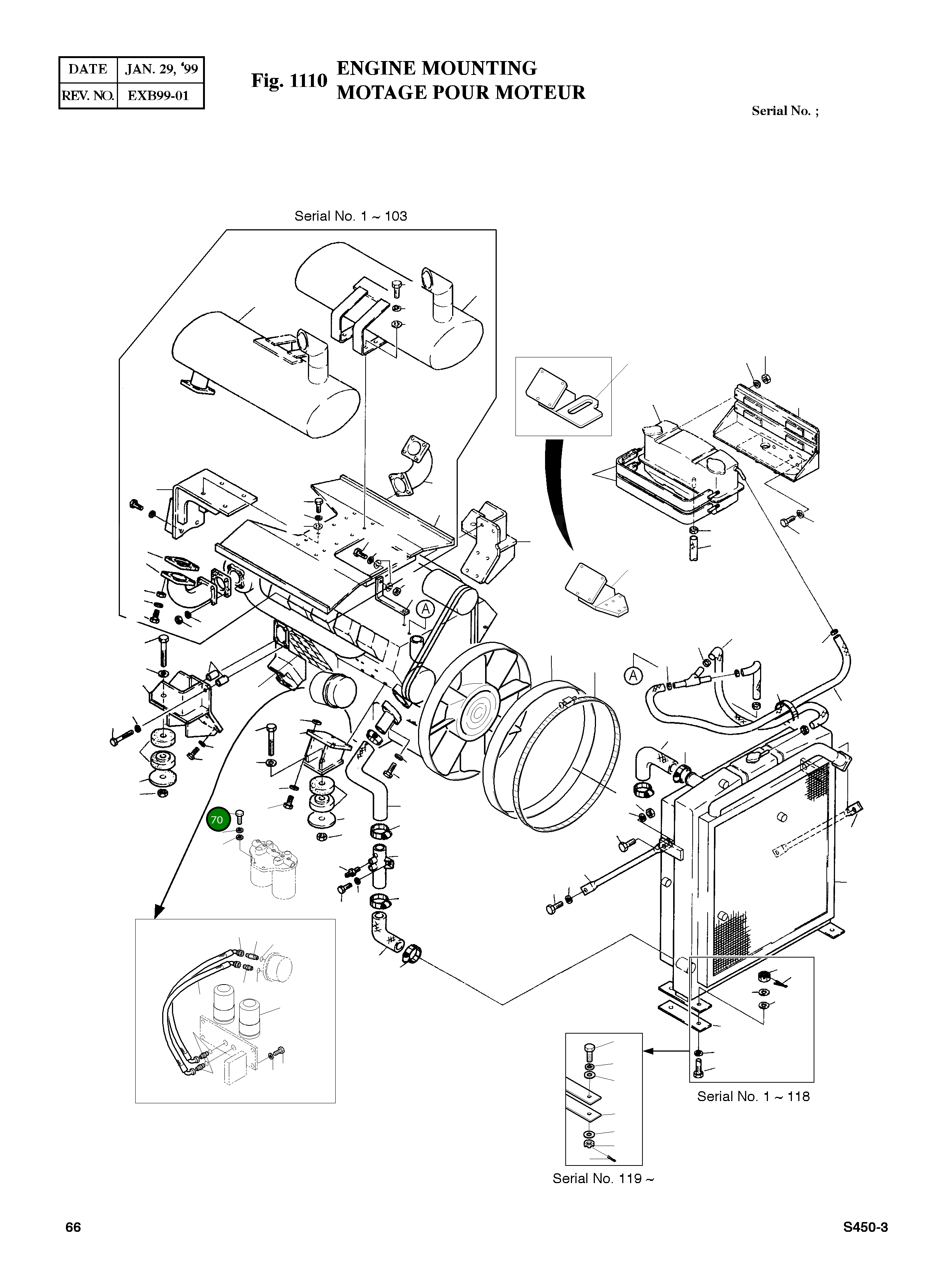 Болт M12X1.75X40 S0560553 Komatsu