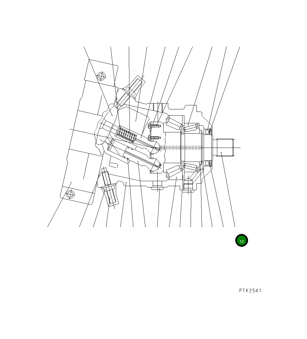 Вал 20E-60-K2550 Komatsu