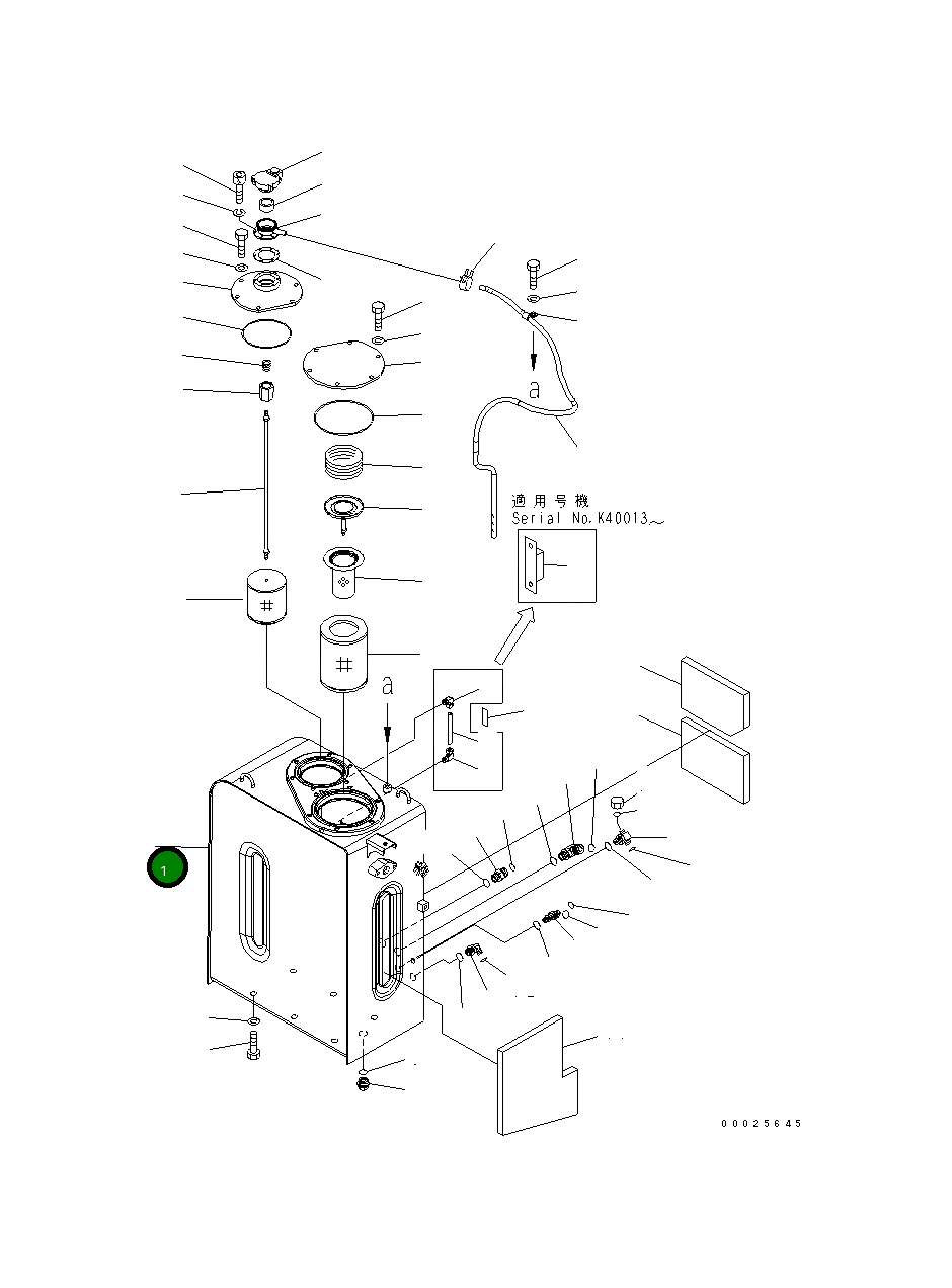 Бак 21K-60-K1010 Komatsu