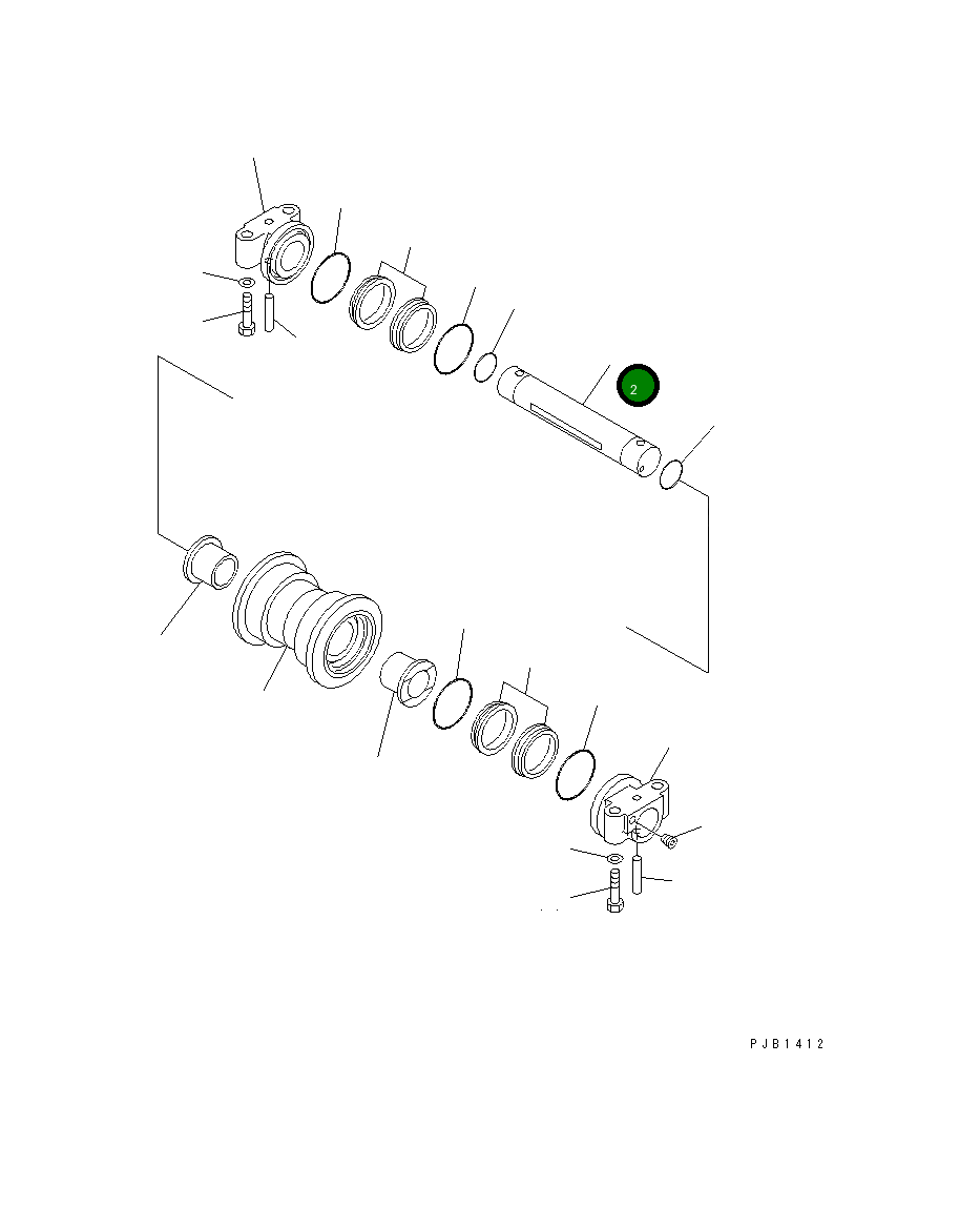 Вал 208-30-68020 Komatsu