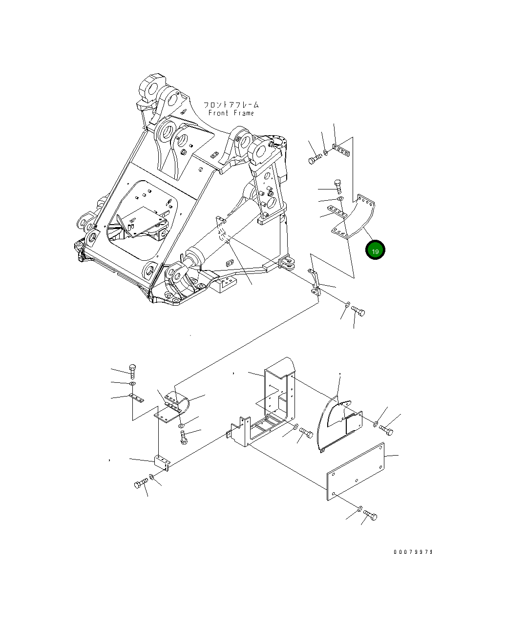 Верхний ремень 423-46-A3120 Komatsu