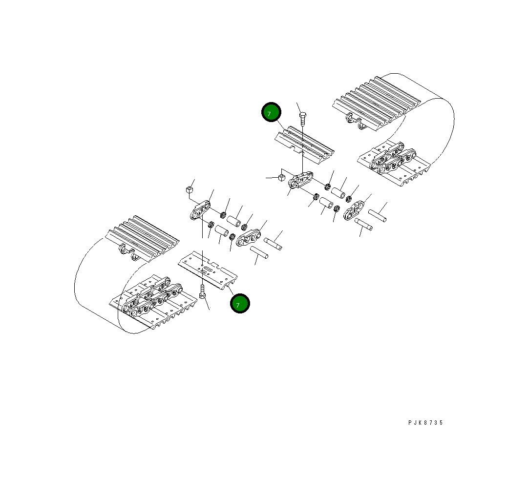 Башмак 203-32-51590 Komatsu