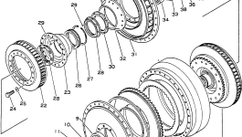 Дорожка 711-16-12120 Komatsu