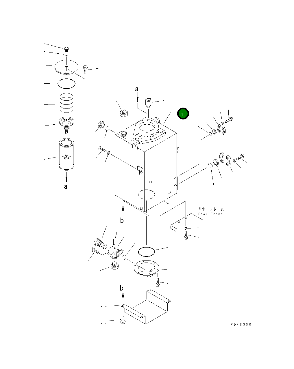 Бак 419-Z94-2290 Komatsu