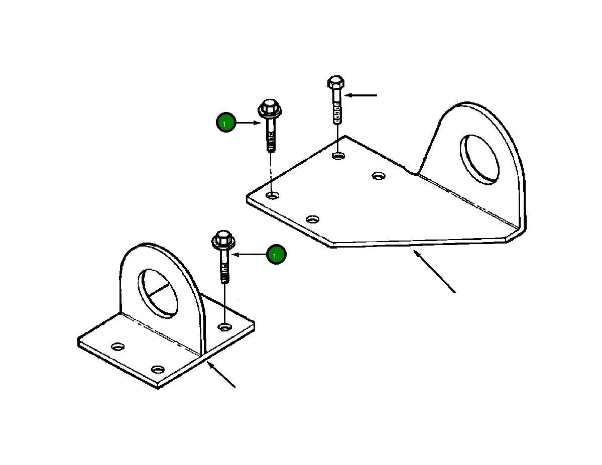 Болт (1/2 - 13x1 3/8 INCH) 1307 350 H1 Komatsu