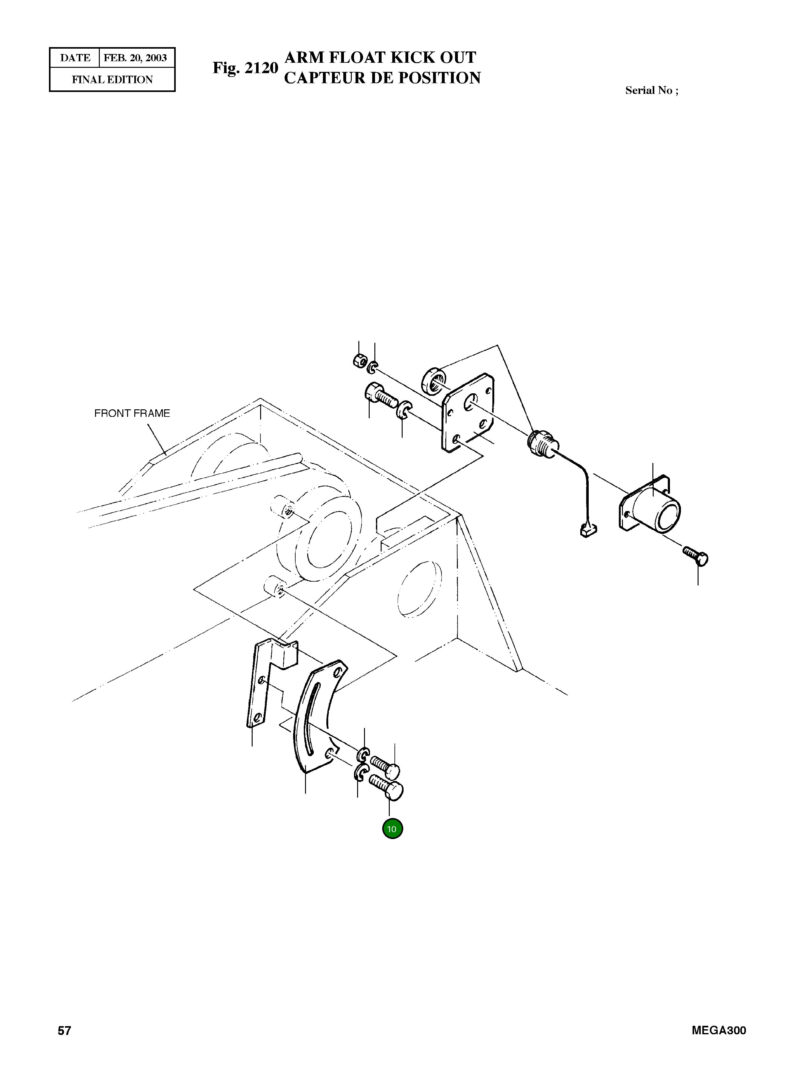 Болт M16X1.5X30 S0721251 Komatsu