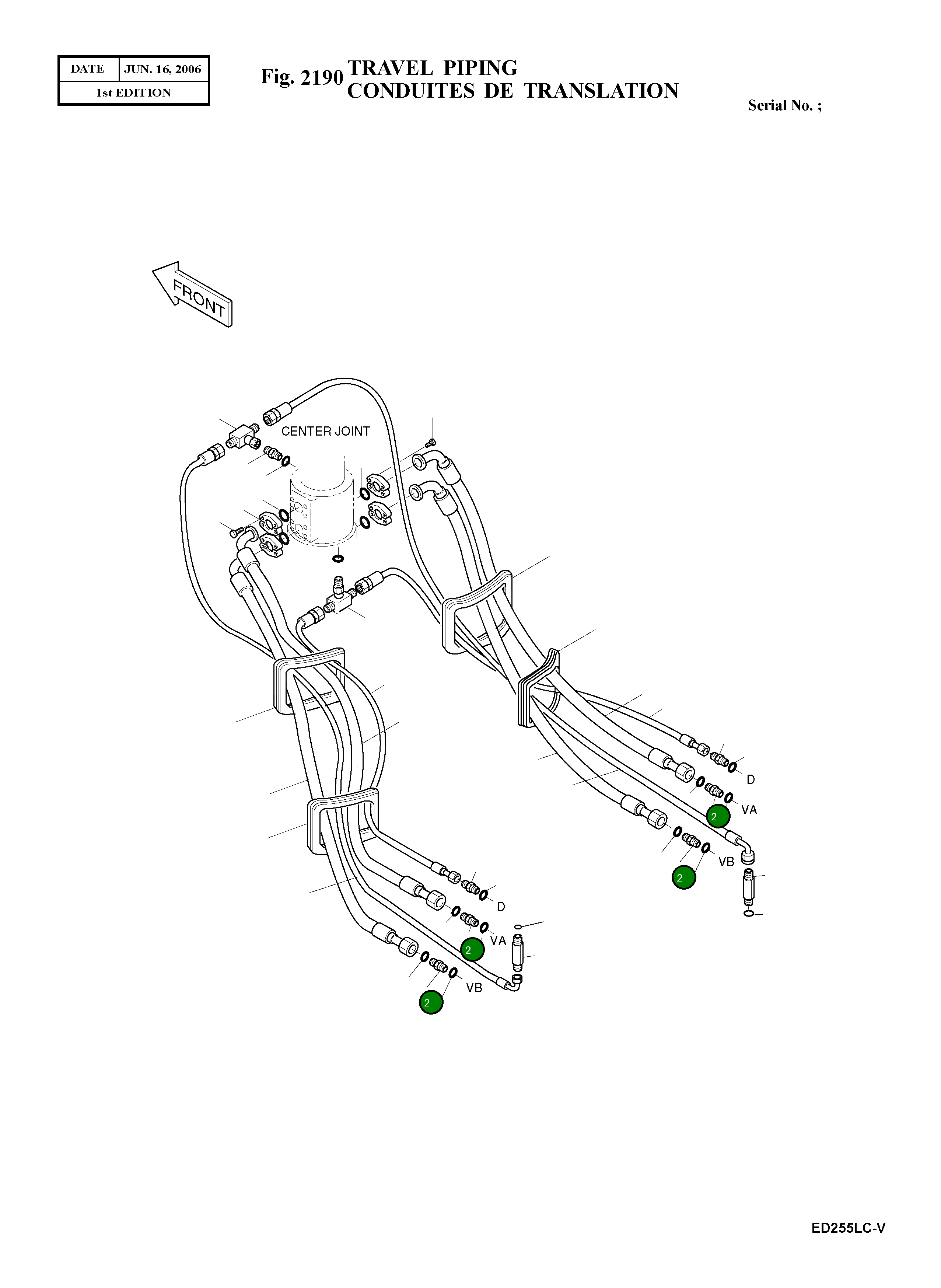 Адаптер DS2232080 Komatsu