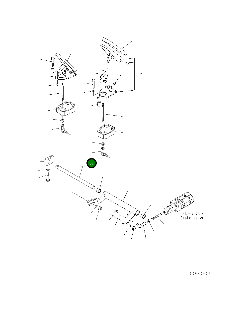 Вал 417-43-27120 Komatsu