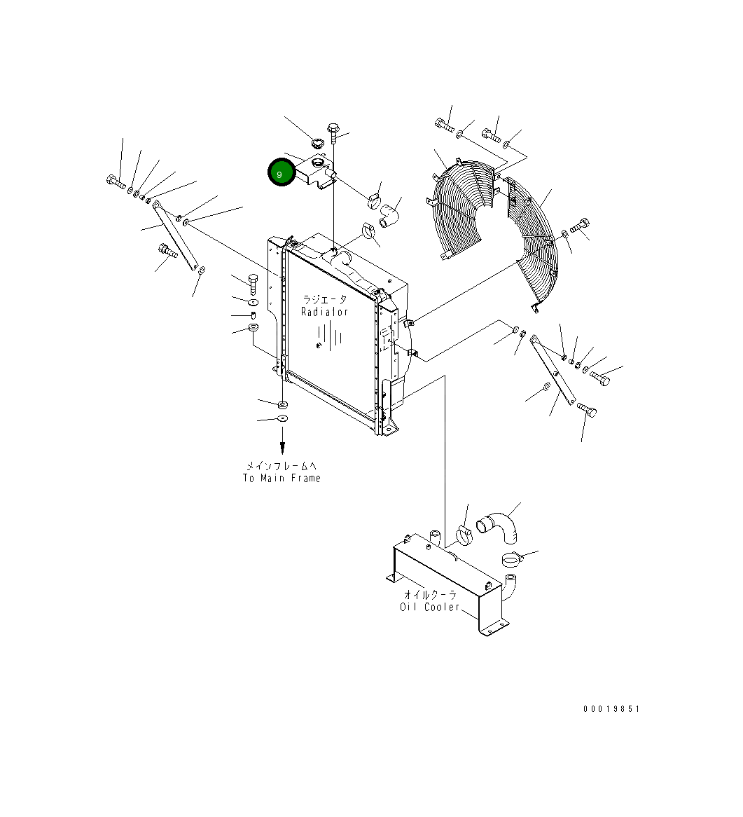 Бак 567-03-72210 Komatsu