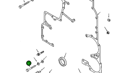 Болт - 3/8-16 X 3 1/4 1238 056 H1 Komatsu