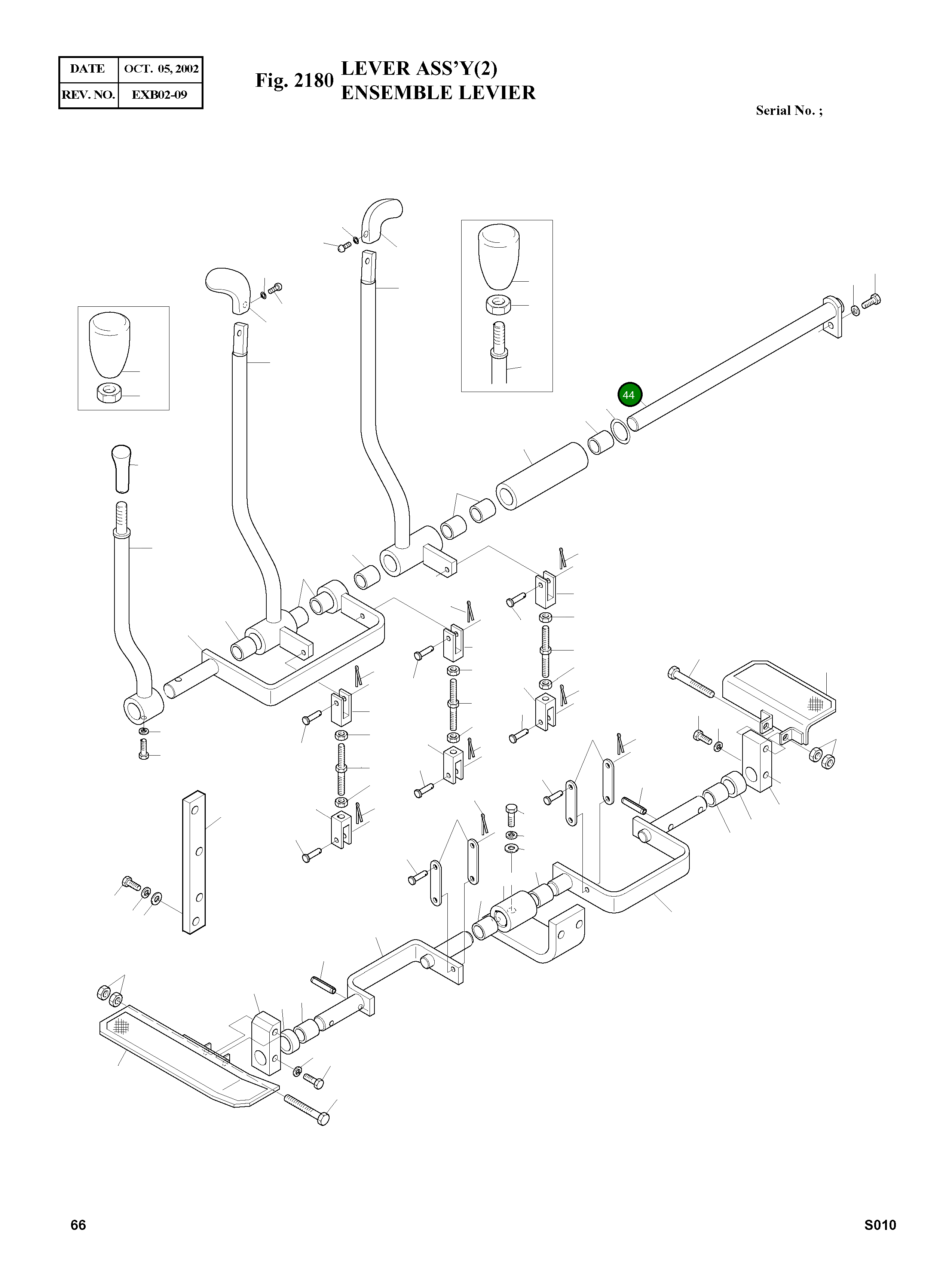 Вал 2133-1906B Komatsu