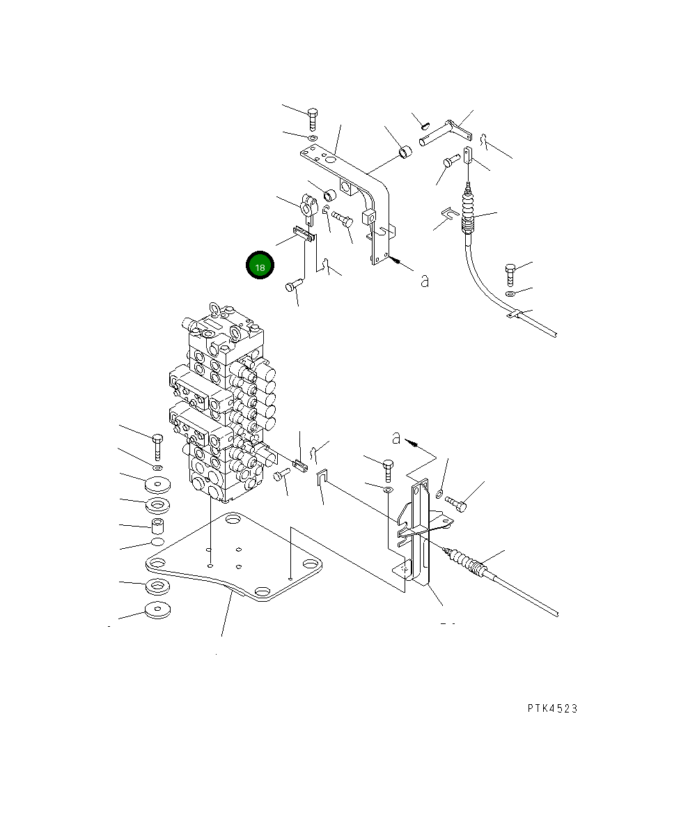 Вилка 20U-43-31750 Komatsu
