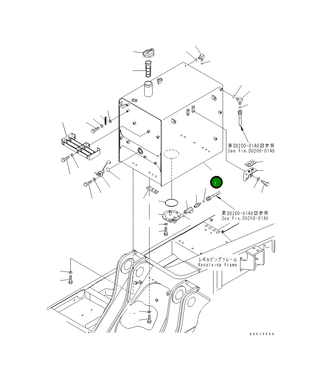 Бак 209-04-77112 Komatsu