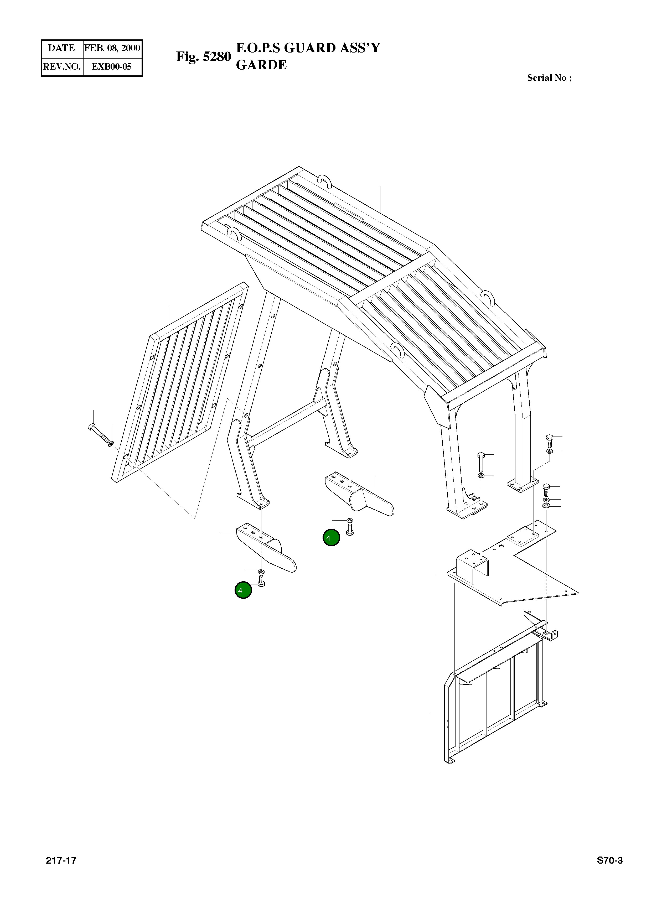 Болт M16X2.0X35 S0521351 Komatsu