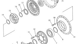 Вал 711-64-12520 Komatsu