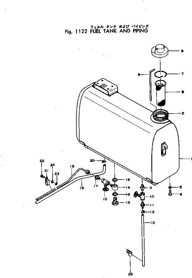 Бак 111-04-11114 Komatsu