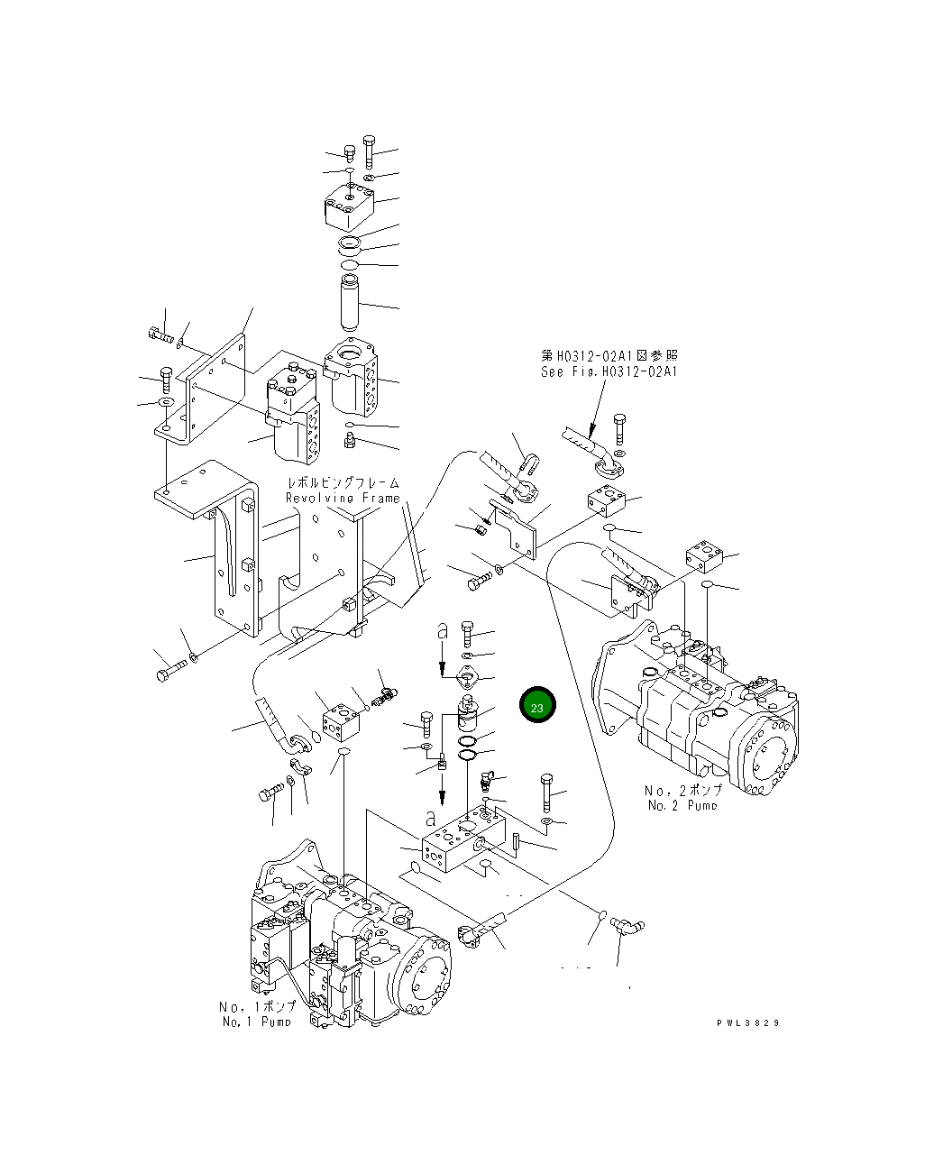 Вал 21M-62-18150 Komatsu