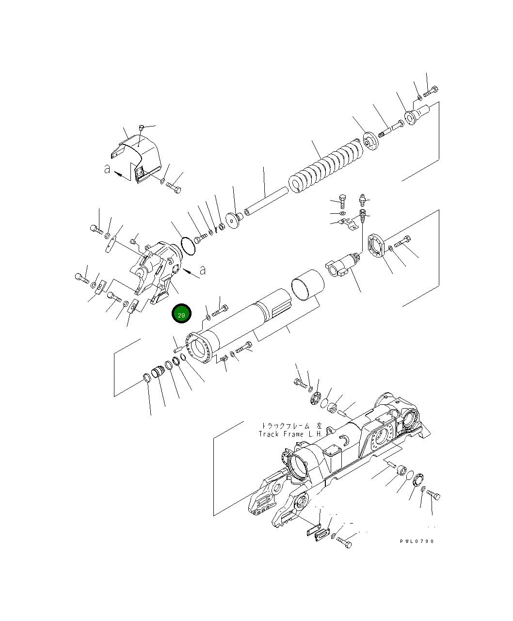Вилка 198-30-54162 Komatsu