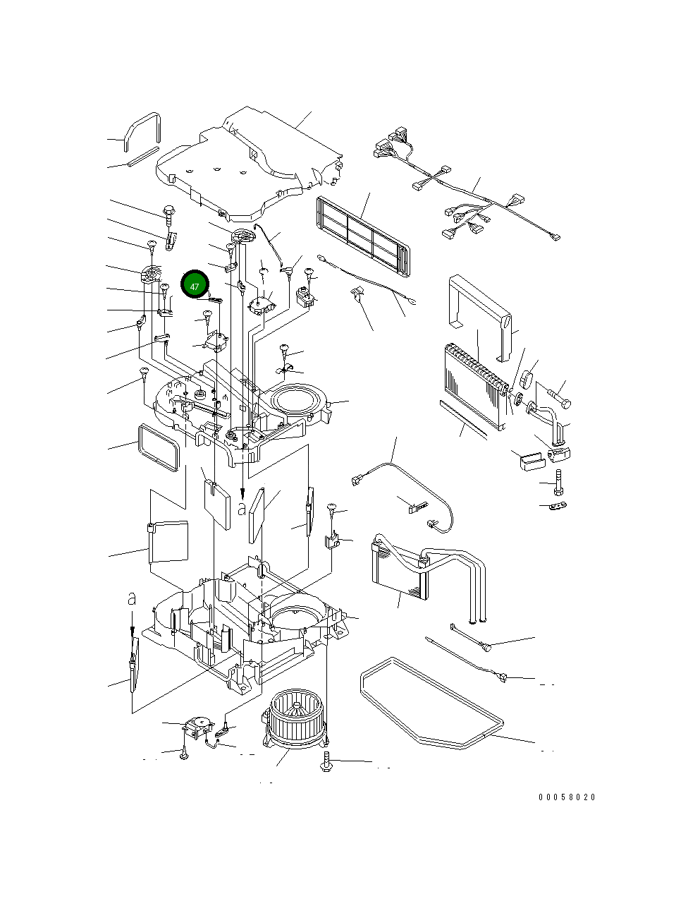 Вал ND116662-8430 Komatsu